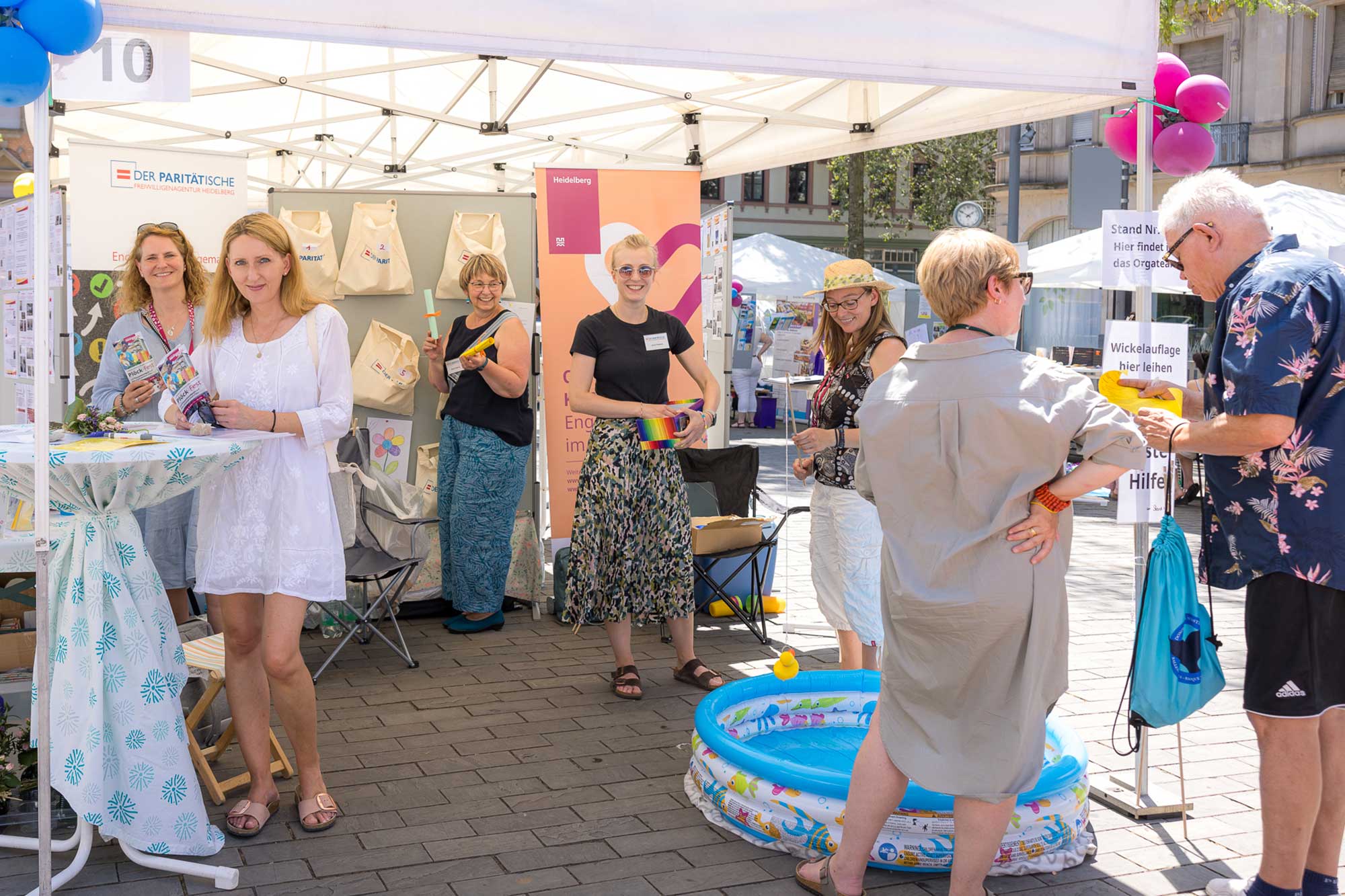Die EngagementMesse im Juli 2023 bot viele Infos