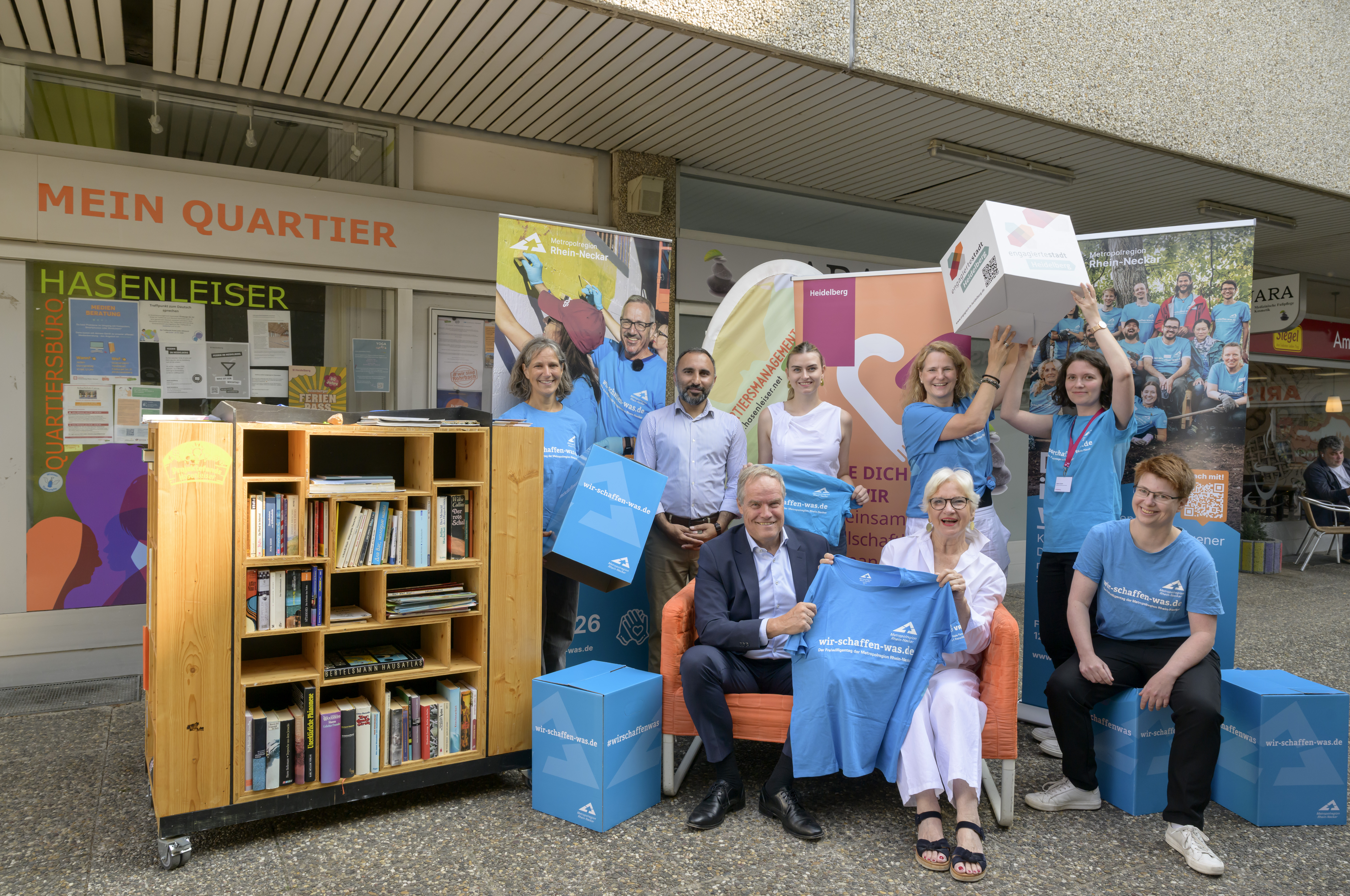 „Wir schaffen was“ beim Freiwilligentag, auch in Heidelberg (Foto: Dittmer)