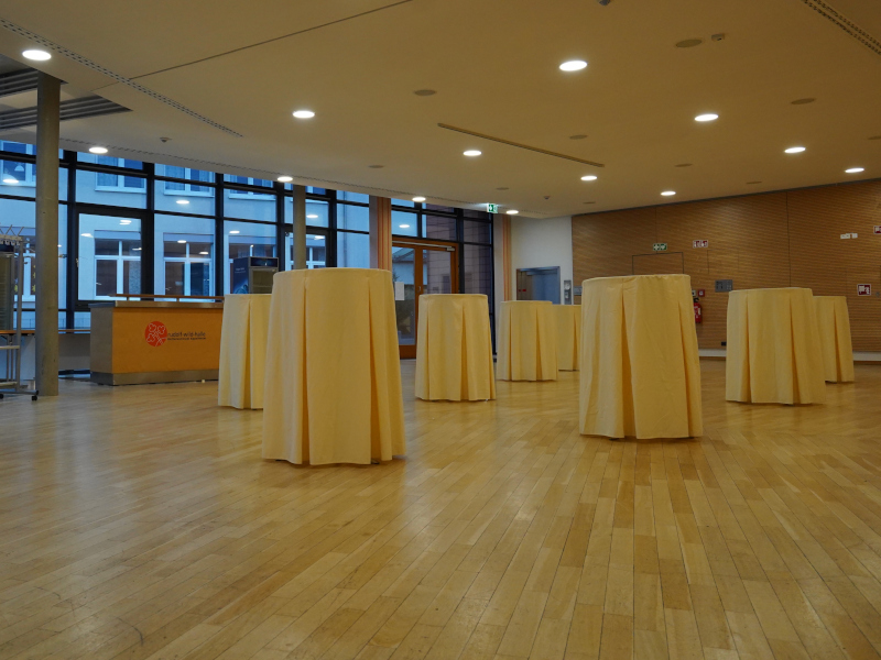Foyer in der Rudolf Wild Halle